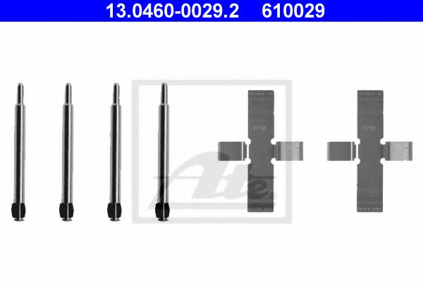 ATE Accessory Kit, disc brake pad 10122524 - ATE