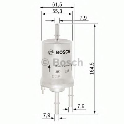 BOSCH Fuel filter 11344798 - BOSCH
