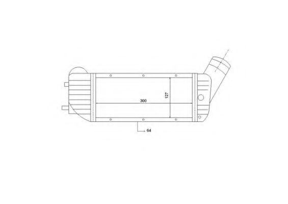 NRF Charge Air Cooler 11600377 - NRF