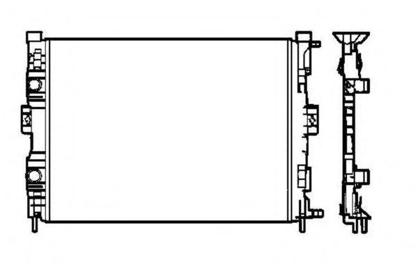 NRF Radiator, engine cooling 11426173 - NRF