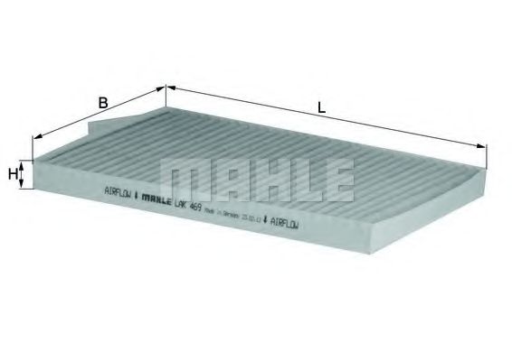 MAHLE Filter, interior air 11664030 - MAHLE