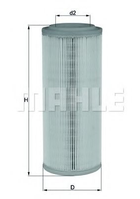 MAHLE Air Filter 11082783 - MAHLE