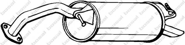 BOSAL End Silencer 11650670 - BOSAL
