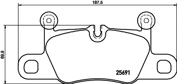 TEXTAR Brake Pad Set, disc brake 12219652 - TEXTAR