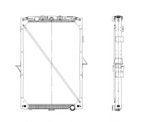 NRF Radiator, engine cooling 11426144 - NRF