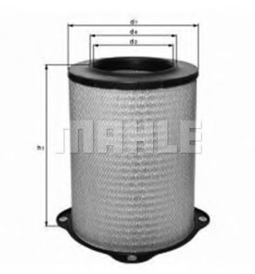 MAHLE Air Filter 11083008 - MAHLE