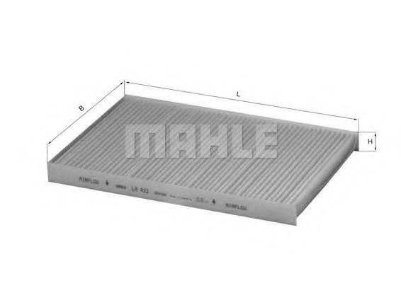 MAHLE Filter, interior air 11663900 - MAHLE