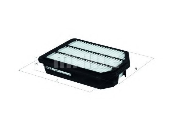 MAHLE Air Filter 11664417 - MAHLE