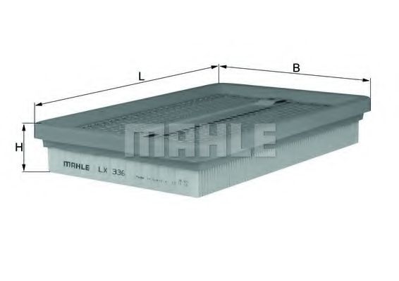 MAHLE Air Filter 11664497 - MAHLE