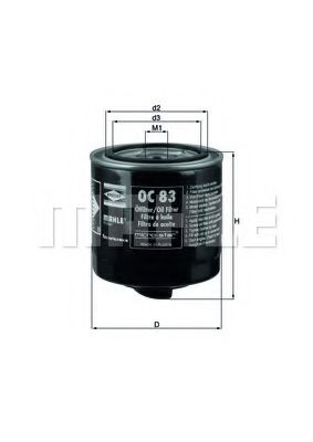 MAHLE Oil Filter 11664919 - MAHLE