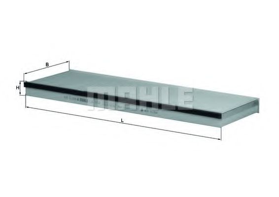 MAHLE Filter, interior air 11663945 - MAHLE
