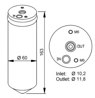 NRF Dryer, air conditioning 11541660 - NRF