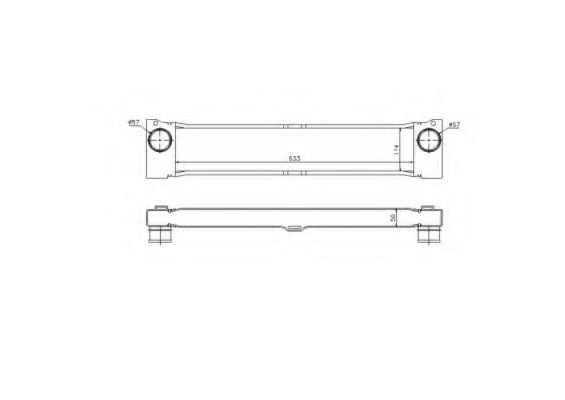 NRF Charge Air Cooler 11600381 - NRF