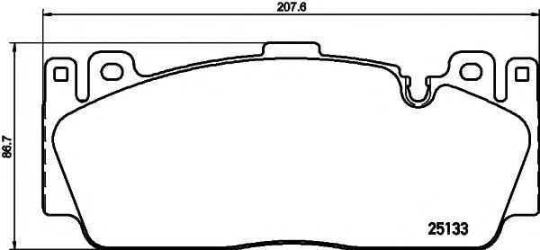 TEXTAR Brake Pad Set, disc brake 12748259 - TEXTAR