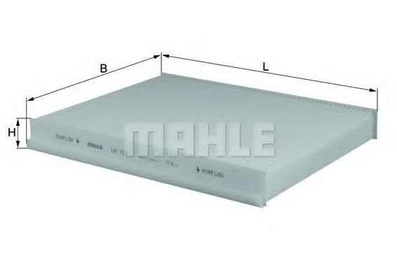 MAHLE Filter, interior air 11663806 - MAHLE