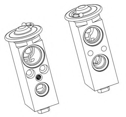 NRF Expansion Valve, air conditioning 11601116 - NRF