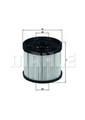 MAHLE Fuel filter 4640411 - MAHLE
