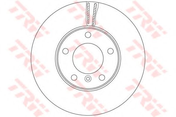 TRW Brake Disc 11107634 - TRW