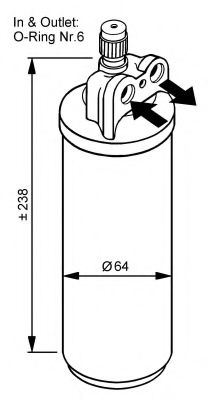 NRF Dryer, air conditioning 11541573 - NRF