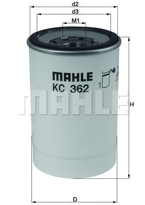 MAHLE Fuel filter 11663559 - MAHLE