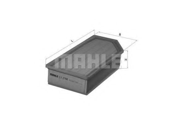 MAHLE Air Filter 11664435 - MAHLE