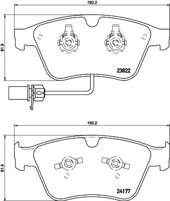 TEXTAR Brake Pad Set, disc brake 12172109 - TEXTAR