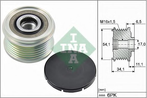 INA Alternator Freewheel Clutch 3404929 - INA