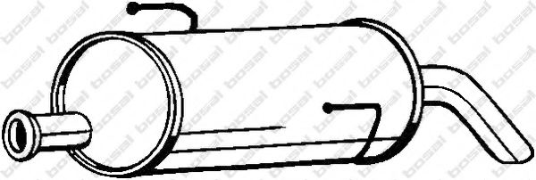 BOSAL End Silencer 11650467 - BOSAL