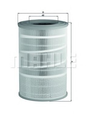 MAHLE Air Filter 11082731 - MAHLE