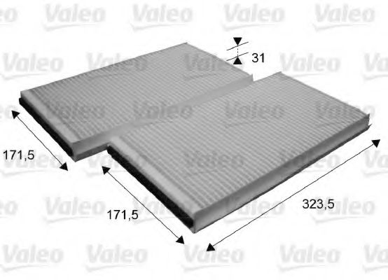 VALEO Filter, cabin air 10144783 - VALEO
