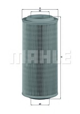 MAHLE Air Filter 3207769 - MAHLE