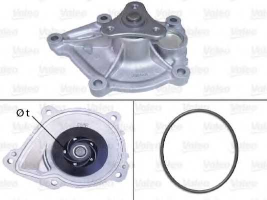 VALEO Water Pump, engine cooling 10424274 - VALEO