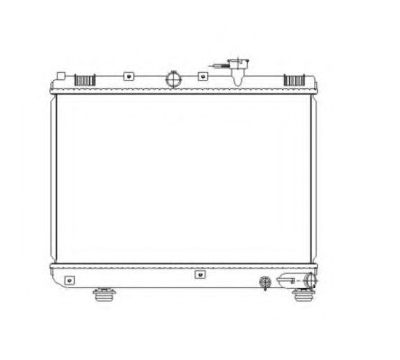 NRF Radiator, engine cooling 11544071 - NRF