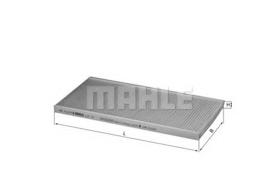 MAHLE Filter, interior air 4032232 - MAHLE