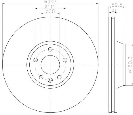 TEXTAR Brake Disc 12177257 - TEXTAR