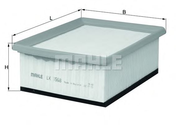 MAHLE Air Filter 11664166 - MAHLE