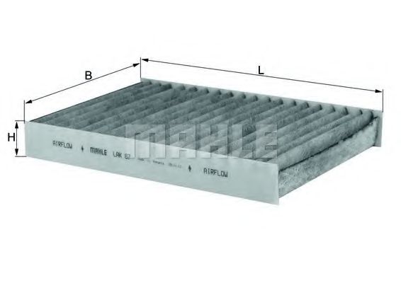 MAHLE Filter, interior air 11082554 - MAHLE