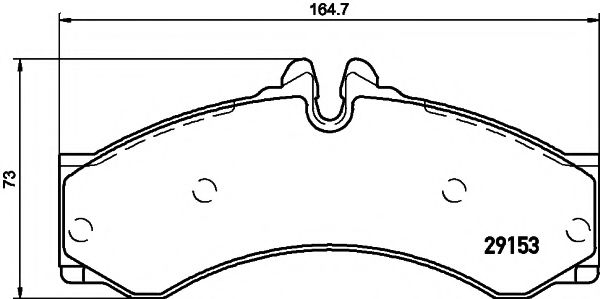 TEXTAR Brake Pad Set, disc brake 11423155 - TEXTAR