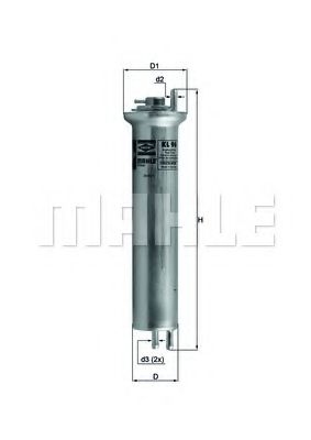 MAHLE Fuel filter 11663739 - MAHLE