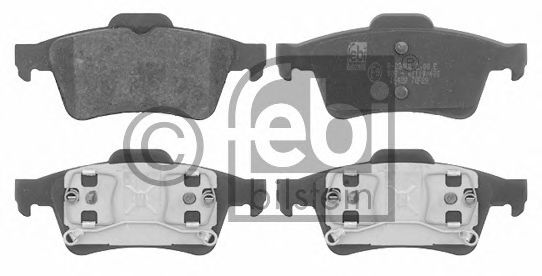 FEBI BILSTEIN Brake Pad Set, disc brake 11571056 - FEBI BILSTEIN