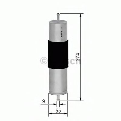 BOSCH Fuel filter 10108885 - BOSCH