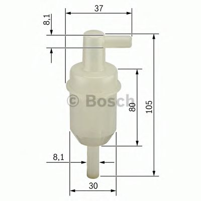 BOSCH Fuel filter 10108811 - BOSCH