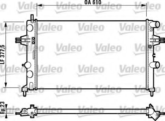 VALEO Radiator, engine cooling 10146748 - VALEO