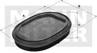 MANN-FILTER Secondary Air Filter 10850170 - MANN-FILTER