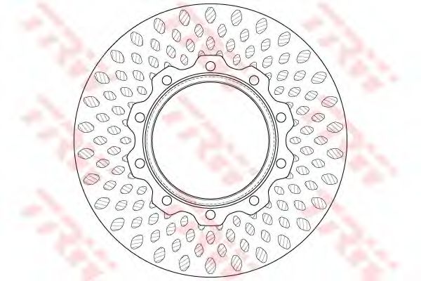 TRW Brake Disc 11628455 - TRW