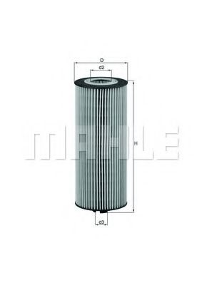 MAHLE Oil Filter 4649436 - MAHLE
