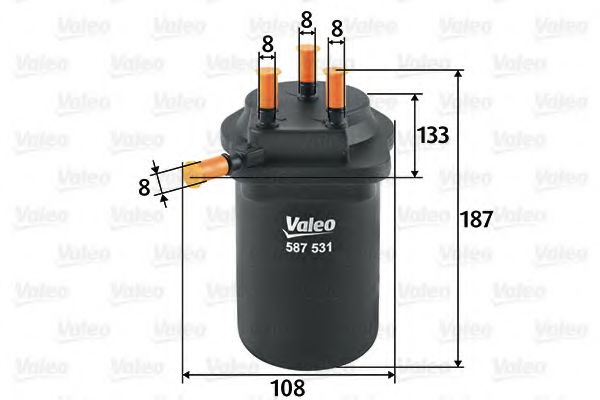 VALEO Fuel Filter 11181637 - VALEO