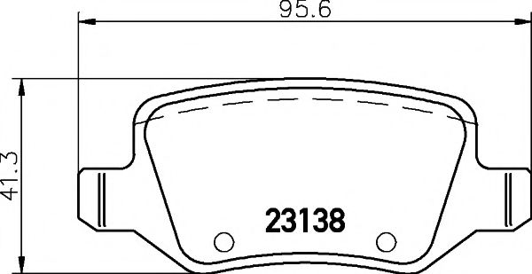 TEXTAR Brake Pad Set, disc brake 11422769 - TEXTAR