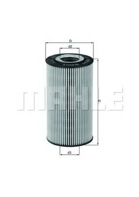 MAHLE Oil Filter 11664955 - MAHLE