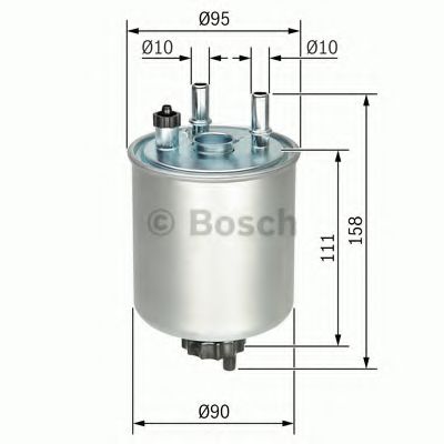 BOSCH Fuel filter 10635364 - BOSCH